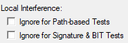 1. Local Interference Options