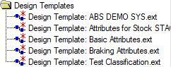 2. Design Templates 
Selected