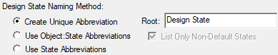 2. Design State 
Naming Method