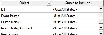 2. Select Design 
States to Include
