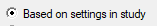 4. Based on settings in study option