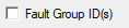 6. Fault Group ID(s) check
