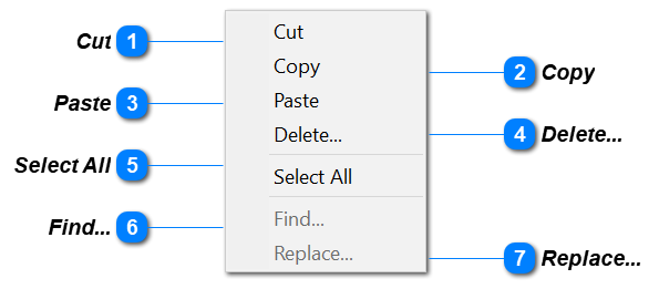 Edit Pull-Down Menu