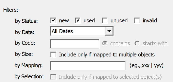 4. Filters to Apply to Report