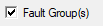 10. Fault Group(s) check
