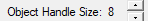5. Object Handle 
Size setting