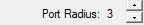 6. Port Radius 
Setting