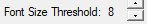 8. Font Size 
Setting