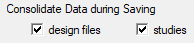 8. Consolidate Data 
during Saving
