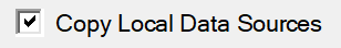 3. Copy Local Data Sources