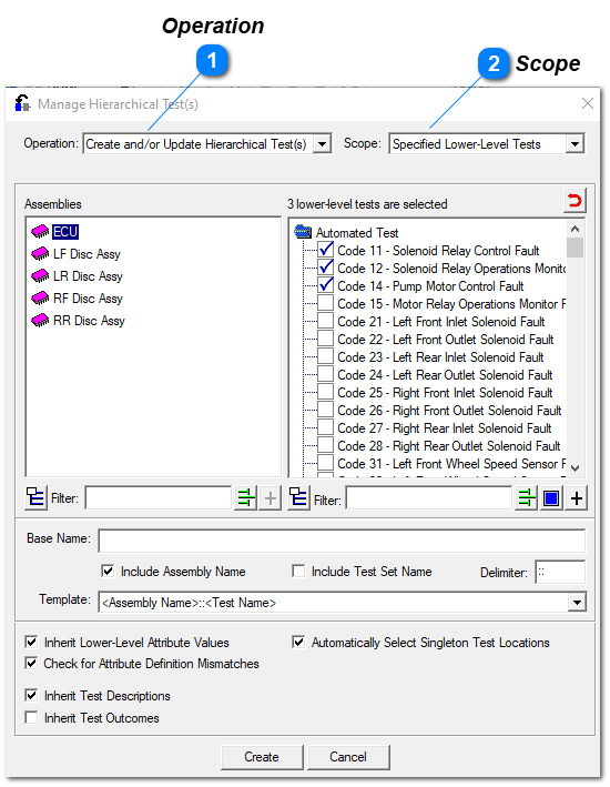 Hierarchical Test Management