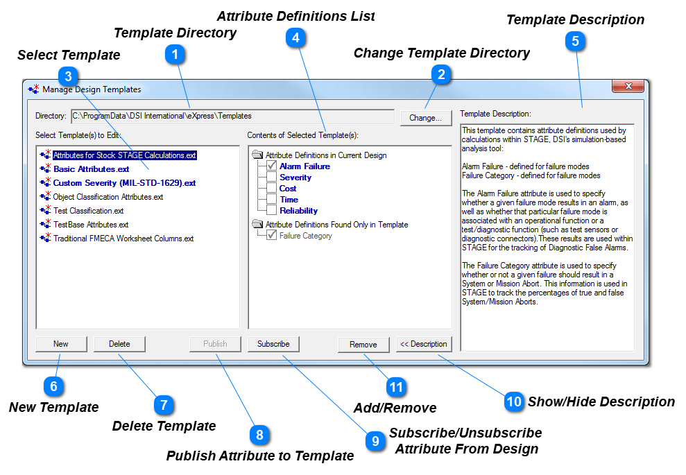 Manage Design Templates