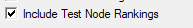 3. Include Test Node Rankings check
