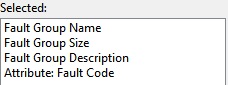 4. Selected Fault Group Details